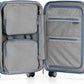 Traveler's Choice Pagosa Hardshell Expandable Luggage with Spinner Wheels, Slate Blue, 22-Inch Carry-on