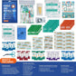 90 Pieces First Aid Refill Kit - Wound Care Kit Includes Bandages for Home, Travel, Hiking - Portable Replacement Kit for First Aid Medical Supplies（2 Set）