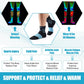 NEENCA Professional Compression Socks, Medical Athletic Ankle Socks for Injury Recovery & Pain Relief, Sports Protection, Circulation —1 Pair, 20-30 mmhg
