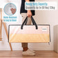 VENO 2 Pack Moving Bags Extra Large Storage Bags for College Move-In, Heavy-Duty Storage Totes, Packing Boxes, and Wardrobe Moving Supplies - Durable Laundry Bags for Clothes (Clear, 2 Pack)