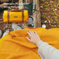 100% Wool Blanket, 48" x 62", Warm, Thick, Washable, Military Wool Blanket, Great for Camping, Outdoors, Sporting Events, Survival Kits, Yellow