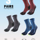 Compression Crew Running Socks: Athletic Socks for Men Women with Cushion,3 Pairs Work Hiking Basketball Sport Socks