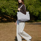 BAGSMART Tote Bag for Women, Lightweight Puffy Tote Bag with Compartments Shoulder Bag Handbag for Travel, Work, Gym,