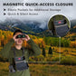 Dale & Company Binocular Harness for Hunting – Bino Harness System with Rangefinder Pouch & Phone Holder – Magnetic Cordura Chest Pack – Fits 10x42–12x50 – Recon Pro Backcountry Hunting Gear