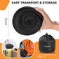Travel Pillow - Hooded Neck Pillow Airplane Memory Foam Filling for Plane, Office, Cars Sleeping, Road Trip, Long Flights, Portable Plane Accessories, Includes Eye Mask & Earplugs (Black)