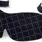Bucky 40 Blinks No Pressure Printed Eye Mask for Travel & Sleep, Lattice, One Size