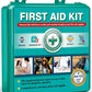 General Medi 360 Pieces Hardcase First Aid Kit - Comprehensive Large First Aid Box Contains Premium Medical Supplies for Travel, Home, Office, Vehicle, Camping, Workplace & Outdoor