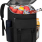 Backpack Cooler, 30 Cans Insulated Lunch Backpack for Men & Women, Portable Leak Proof Cooler Bag for Work Office Picnic Beach Hiking Camping Travel