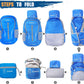 ZOMAKE Ultra Lightweight Packable Backpack 25L, Foldable Hiking Backpacks Water Resistant Small Folding Daypack for Travel(Dark Blue-NEW)