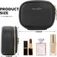 Small Makeup Bag Travel Train Case with Mirror and Light Mini Travel Make up for Women Train Case Cosmetic Organizer 3 Adjustable Brightness Toiletry Bag Portable Artist Storage