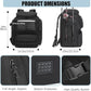 HAMBOLY Fishing Backpack with Rod Holders, 40L Tackle Box Backpack for Fishing Gear, Waterproof Fishing Bag for Men