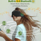 Sleep Mask with Headphones Bluetooth 5.4，LC-dolida 2025 New 3D Bluetooth Sleep Mask Headphones with Soft Bamboo Cotton for Side Sleepers Women Men, Sustainable Luxury for Better Sleep