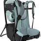 Thule Sapling Child Carrier Backpack - Machine Washable Seat - Self-Standing Frame - Adjustable padded straps for parents - Ergonomic seat with under-leg support for child - UPF 50 Sunshade