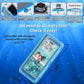 Waterproof Phone Pouch 7.5'',IPX8 Waterproof Floating Phone Case/Bag with Lanyard for Snorkeling with Unterwater Touch/Photo for iPhone 16/15/14/13 Pro Max Samsung Galaxy S25 Ultra-Blue