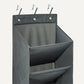 Amazon Basics 8 Tier Over the Door Shoe Organizer, Large, Dark Grey