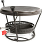 CampMaid Charcoal Holder & Lid LIfter - Dutch Oven Tools Set - Charcoal Holder & Cast Iron Grill Accessories - Camping Grill Set - Outdoor Cooking Essentials - Camp Kitchen Equipment - (2 Piece Set)