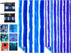 2 Pack Microfiber Lightweight Thin Beach Towel Sand Free Quick Dry Super Absorbent Large Towels for Swimming Pool Yoga Gym Travel Vacation Beach Accessories Essentials for Adults