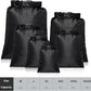 Shappy Waterproof Dry Bag Set 6 Sizes Lightweight Sacks and Long Adjustable Shoulder Strap Outdoor Water Proof Keep Gear Dry Bag Stuff Sacks for Backpacking, Boating, Hiking, Camping