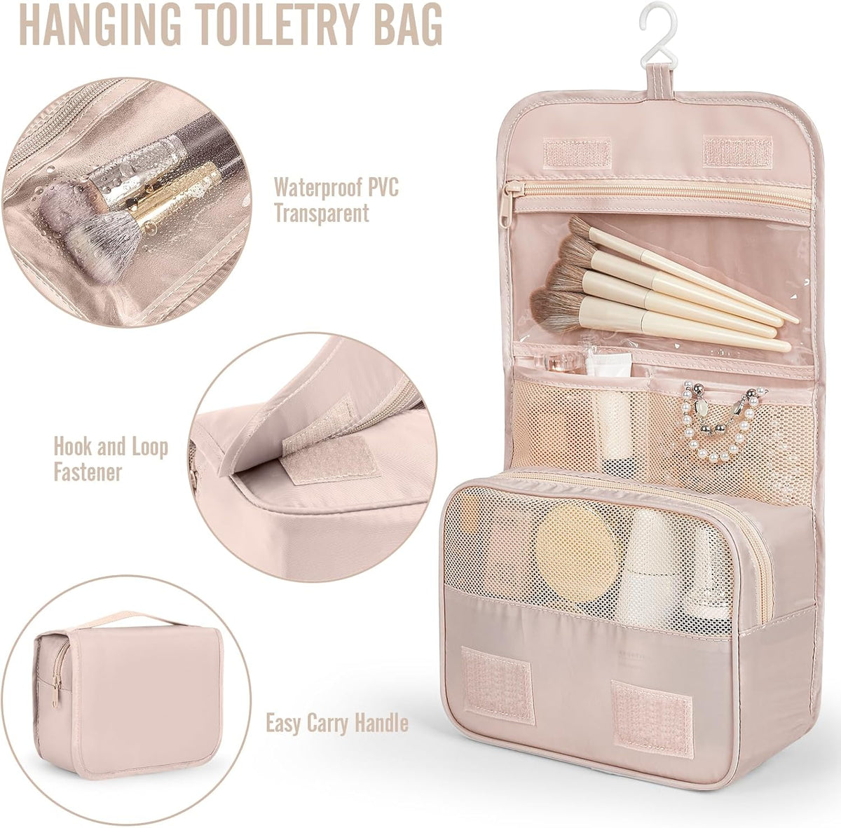 Veken 10 Set Packing Cubes for Travel, Beach Vacation Essentials Accessories for Cruise Ship, Suitcase Organizer Bags for Luggage with Hanging Toiletry & Shoe Bag, Birthday Gifts for Women Mom Her - Roamly