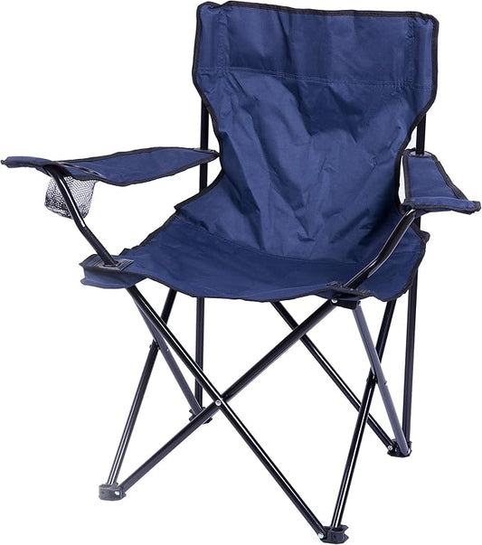 PLAYBERG Folding Camping Chair, Green (Navy)
