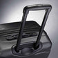 Samsonite Omni PC Hardside Expandable Luggage with Spinner Wheels, Black, Checked-Medium 24-Inch