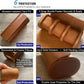 Longjet Watch Roll Travel Case for Men Portable Watches Organizer Box with Removable Velvet Pillow Holder (Brown)