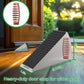 Door Stoppers for Bottom of Door Heavy Duty Adjustable Spring Loaded Rubber Wedge 0.2-3" Stackable Set–1 Large + 2 Small, Non-Slip Base, Security Door Stopper for Interior/Exterior/Home/Office