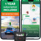 Tracki GPS Tracker for Vehicles, Car, Kids. Subscription Needed. US-Made Tech. 4G LTE GPS Tracking Device. Unlimited Distance, US & Worldwide. Small (Tracker) (Tracker 1 Year Subscription Incl.)