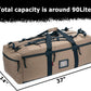 Large Military Duffle Bag Tactical Gear Load Out Bag Deployment Cargo Bag Travel Sports Equipment Duffel Luggage Bag with Backpack Straps 90L - Roamly