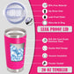 20 oz Tumbler Coffee Tavel Tumblers Bulk with Lid Stainless Steel Double Wall Vacuum Insulated Mug Powder Coated Cups fit Car Cupholder for Hot and Cold - Hot Pink, 12Pack