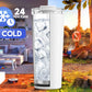 Meoky 24 oz Travel Coffee Mug with Leak-proof Lid, Stainless Steel Insulated Coffee Tumbler, Keeps Hot for 8 Hours or Cold for 24 Hours, Fits in Car Cup Holder (Ivory)