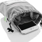 Inflatable Travel Neck Pillow: Extra-Soft, Cushion. For Airplanes, Trains, Cars, Portable Travel Accessory-With Carrying Pouch For cell phone and Passport Etc. (Grey)