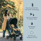 Colugo The One Stroller - Lightweight Easy Fold Compact Toddler and Baby Stroller for Travel, Large Storage Basket, One Hand Fold, Includes Raincover, Bumper Bar, Cupholder (Knockout Pink)