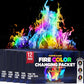 Magic Campfire Fire Color Changing Packets for Fire Pit (12 Pack) Outdoor Fireplaces & Bonfires, Rainbow Colored Flames – Perfect Camping Essential & Accessories for Kids & Adults - Campfire Flames