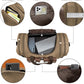 Wildroad 60L Travel Duffel Bag, Expandable Canvas Genuine Leather Duffle Bag Upgraded Overnight Weekender Bag Carry on Bag (Coffee, X Large-60L) - Roamly
