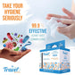 Hand Sanitizing Travel Wipes – 15ct Individually Wrapped | Fresh Citrus Scent, Moisturizing, 70% Alcohol Wipes | Travel, Home, Office, Daily Use | Made in USA