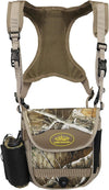 Horn Hunter Bino Hub - Hunting Adjustable Binocular Straps Harness Chest Pack with Range Wrap & Range Lock Included for Bow Hunting, Standard, Camo