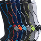 Compression Socks for Women Men Circulation Knee High 8 Pairs for Nurses, Running, Travel, Athletic
