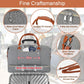 Weekender Bag for Women, Travel Duffel Bag Carry On Overnight Bag with Shoe Compartment Large Nylon Travel Weekend Tote Bag - Roamly