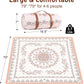 Boho Picnic Mat, 79" x 79" Extra Large Outdoor Picnic Blanket, Washable Foldable Portable Blanket for Beach/Camping/Concerts