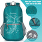 ZOMAKE Ultra Lightweight Hiking Backpack 20L, Packable Small Backpacks Water Resistant Daypack for Women Men(Lake Green)