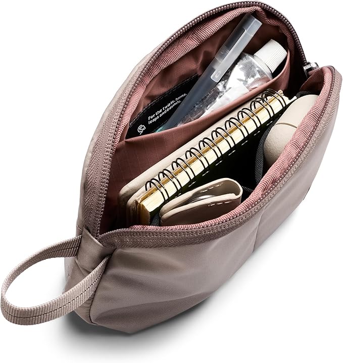 Bellroy Laneway Daily Pouch (Organizer Pouch for Everyday or Travel, with Internal Organization) - Fawn