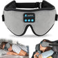 Joythink Sleep Headphones Headband Sleep Mask Eye Mask 3D Deep Bluetooth for Sleeping Blackout Washable Music Eye Cover with Speaker Microphones Gray