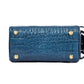 10" Premium Leather Toiletry Travel Pouch With Waterproof Lining | King-Size Handcrafted Vintage Dopp - Kit ~ Gift for Father's Day By Aaron Leather Goods (Egyptian Blue) - Roamly