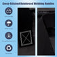 12 Pack Large Strong Moving Bags with Zippers & Carrying Handles - Water-Resistant - Heavy Duty Storage Tote for Space Saving Moving Storage, Fold Flat, Alternative to Moving Box (Black)