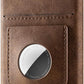 DUGRAFT Pop Up Wallet with AirTag Holder, RFID Blocking Air Tag Wallet with Money Clip Smart Credit Card Holder Wallet for Men(AirTag Not Included)