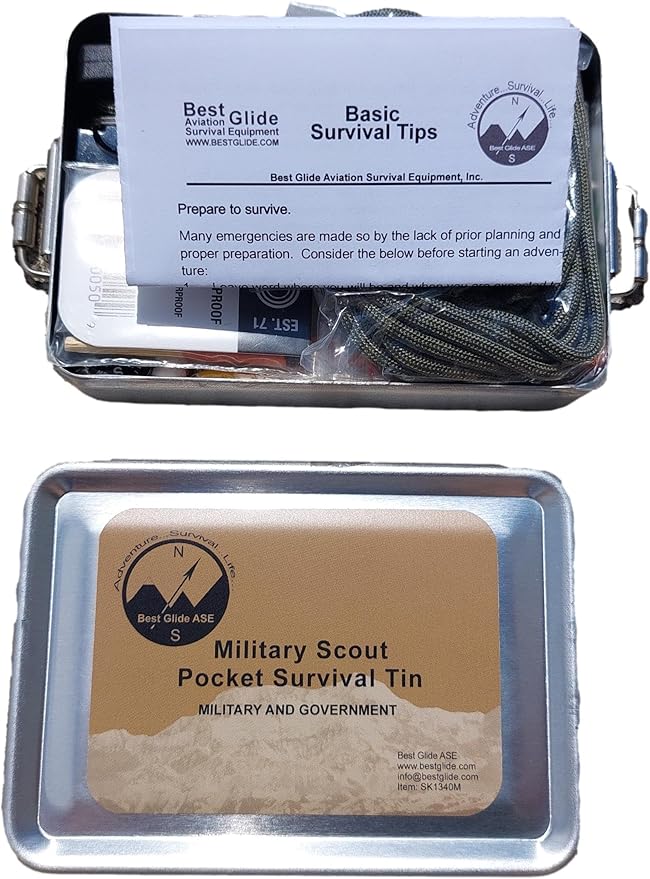 Best Glide ASE Military Scout Survival Tin 2024