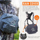 Binocular Harness Chest Pack, Bino Harness Bag with Rangefinder Pouch & Rain Cover, Molle System Multifunction Hunting Pack