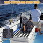 50L Fishing Tackle Backpack with Built-in Rod Holder Large Water-resistant Outdoor Fishing Bag