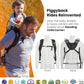 Piggyback Rider - Scout Standing Child Carrier Backpack for Events & Travel - Complete Parent & Child Set with Secure Safety Harness for Ages 2-4, Toddler Carrier Up to 50lbs
